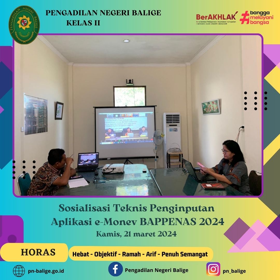 SOSIALISASI TEKNIS PENGINPUTAN APLIKASI E-MONEV BAPPENAS 2024 SOSIALISASI TEKNIS PENGINPUTAN APLIKASI E-MONEV BAPPENAS 2024